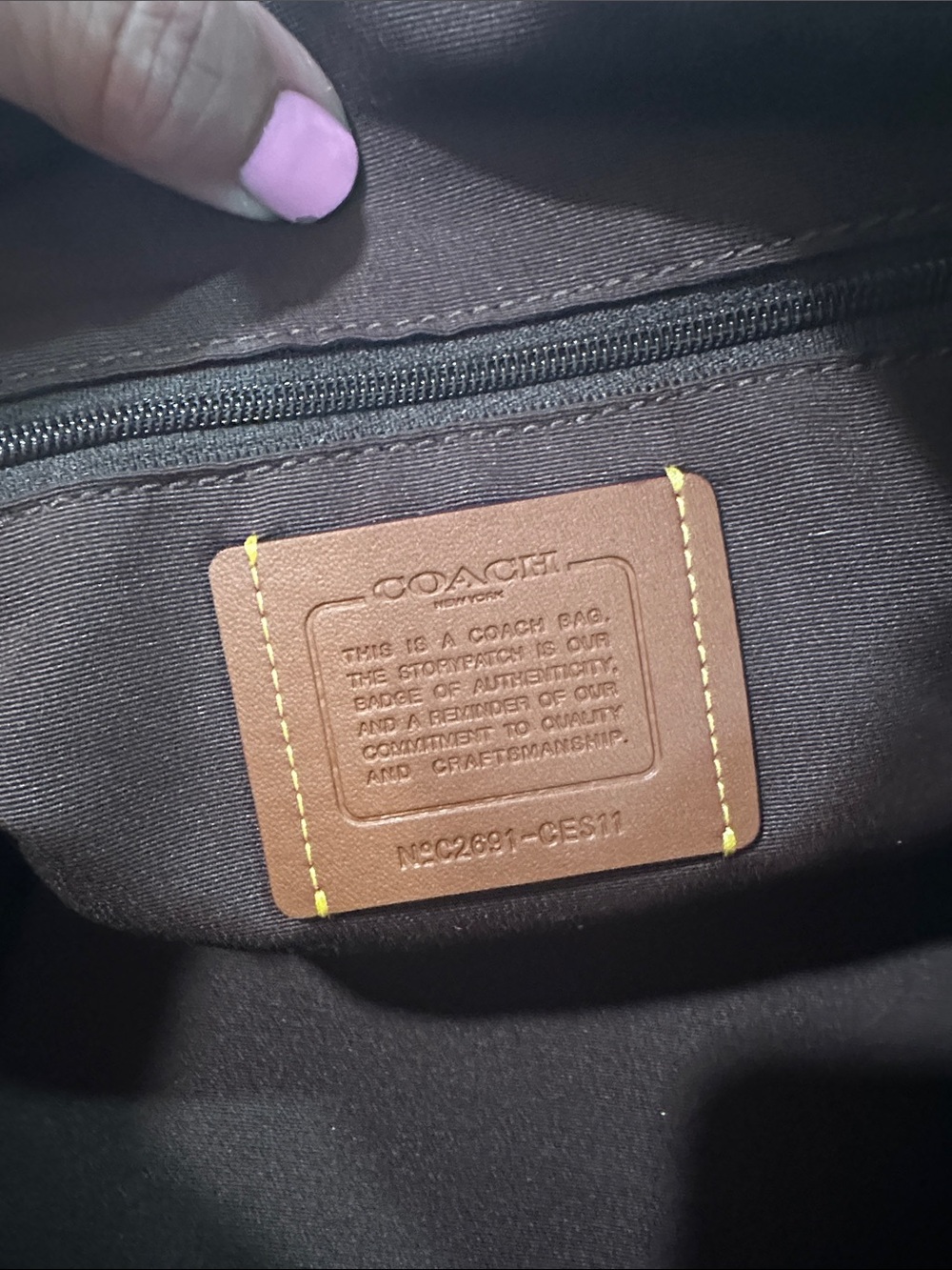 COACH Rowan Soft Satchel (large) new edition with shorter strap - Picture 6 of 6